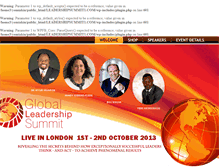 Tablet Screenshot of leadershipsummit1.com
